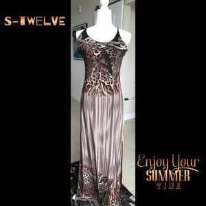 S-Twelve Maxi Dress Sz M